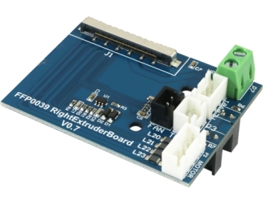 Extruderboard Rechts Creator 3 für 3-Pin Levelingsensor