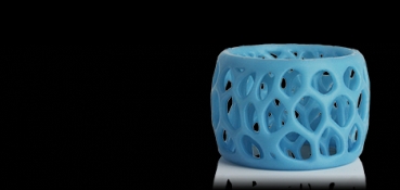 Cube3 PLA Glow in the Dark Neon Blau