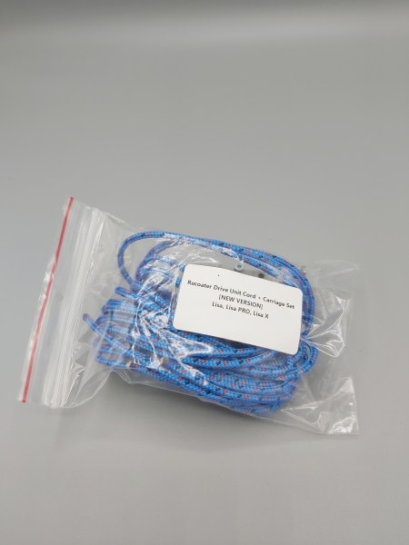 Recoater Drive Unit Cord + Carriage Set (New Version) for Lisa / Lisa Pro / Lisa X
