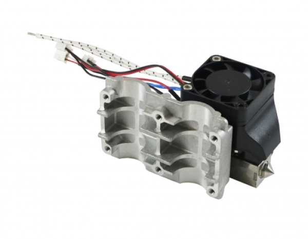 Flashforge Creator 3 Extruder Block left with 3-Pin Levelingsensor