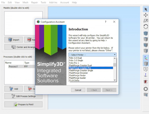Simplify3D Slicing Software - neue Version